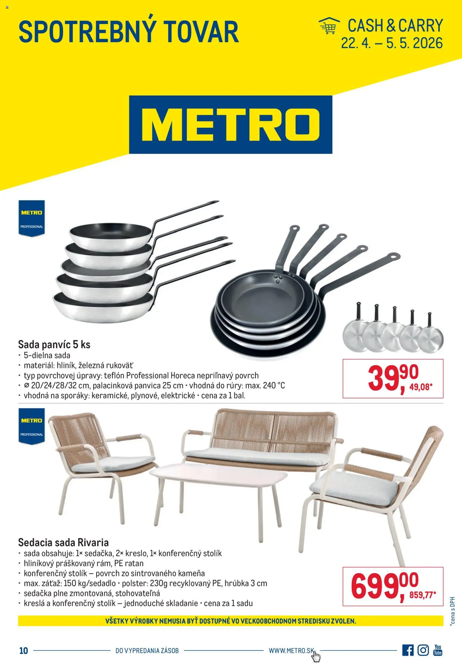 Náhľad Metro letáku platného od 22.04.2026