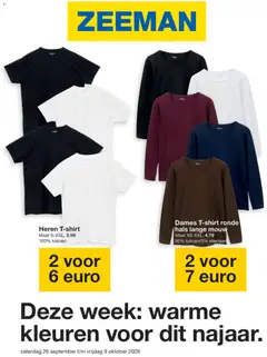 Voorbeeld van Zeeman Folder van winkel Zeeman geldig vanaf 26/09/2026
