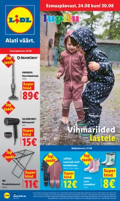 Lidl kliendilehe eelvaade alates 24.08.2026