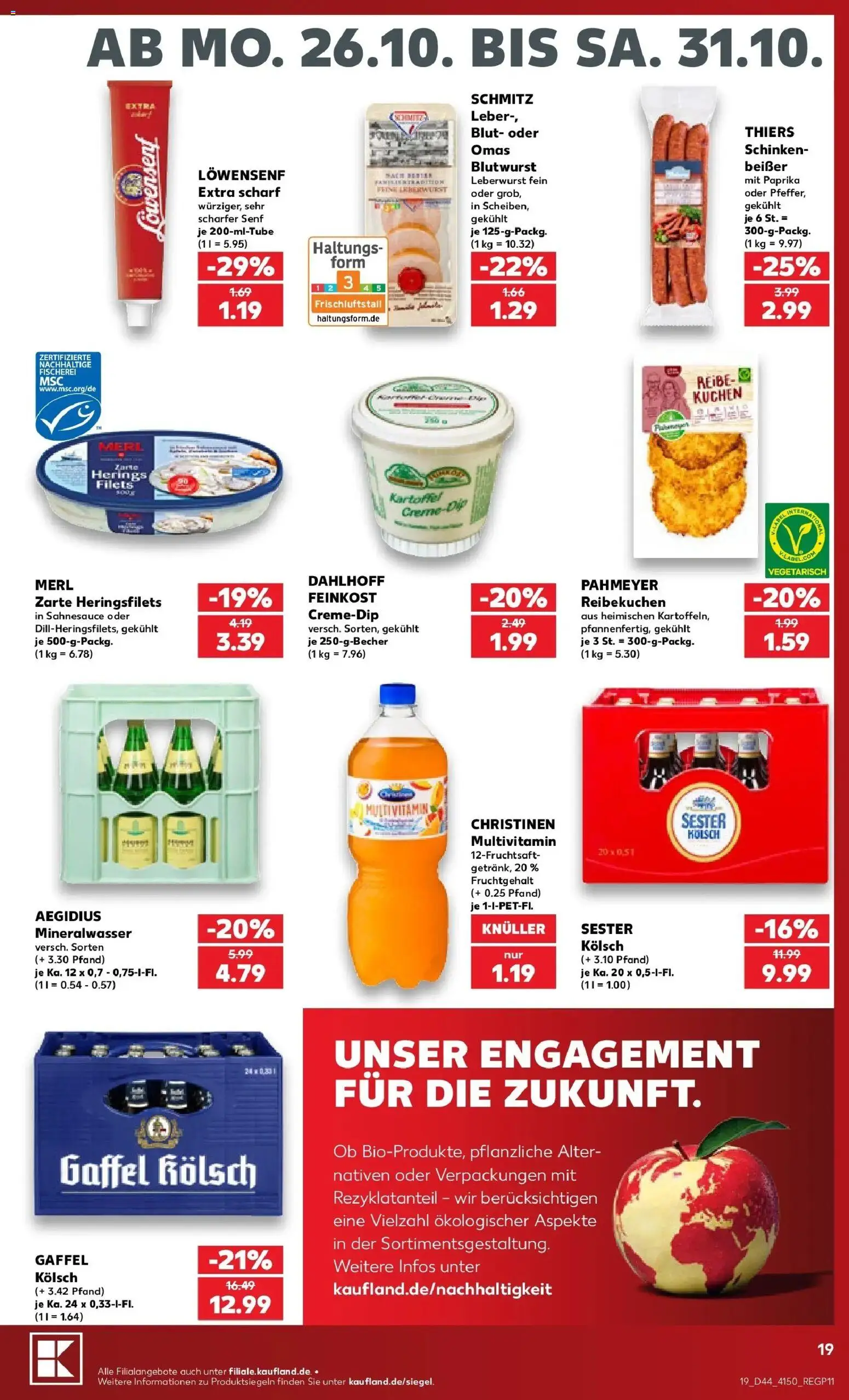 Vorschau von dem Prospekt des Geschäftes Kaufland, gültig ab dem 26.10.2026