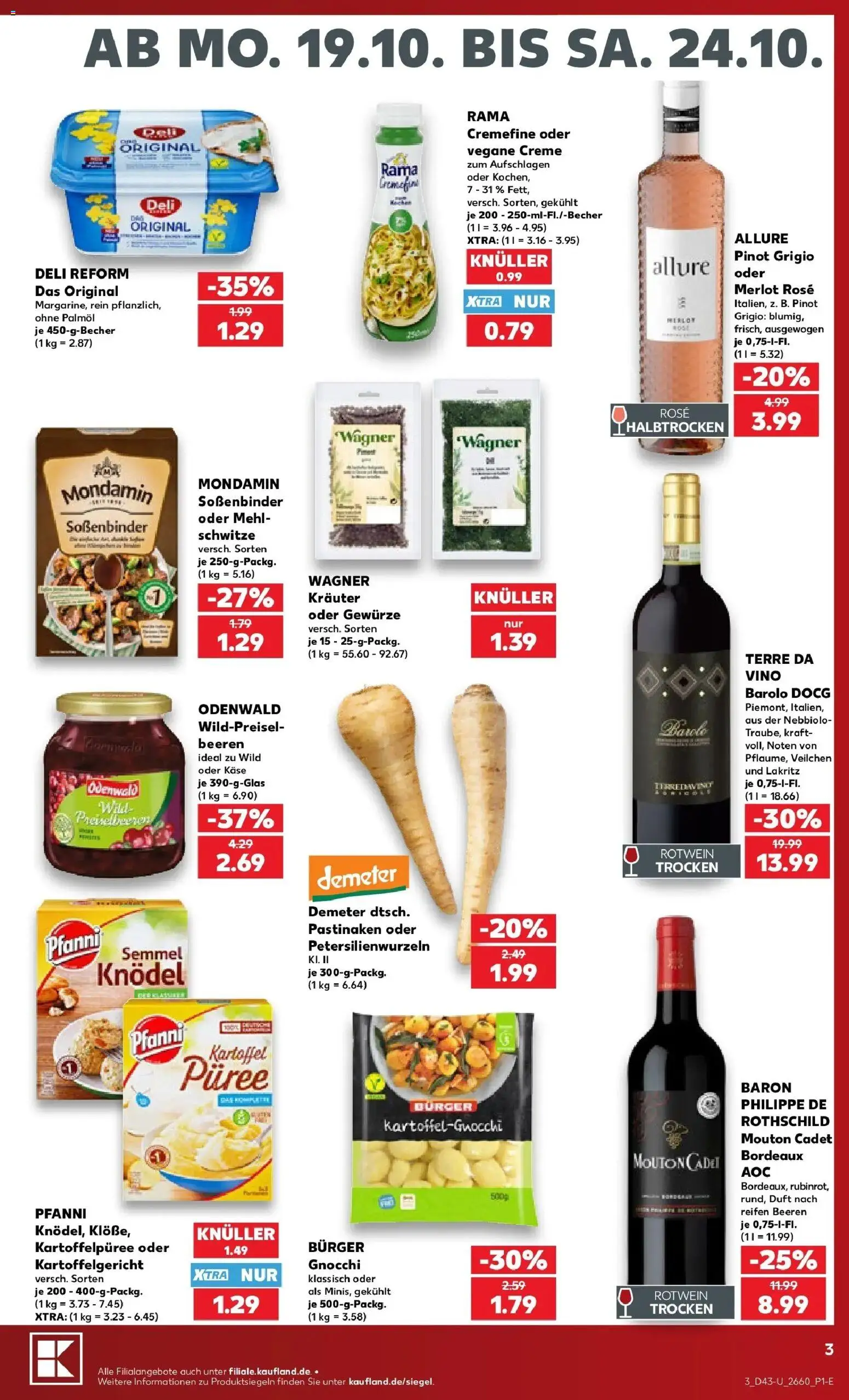 Vorschau von dem Prospekt des Geschäftes Kaufland, gültig ab dem 19.10.2026