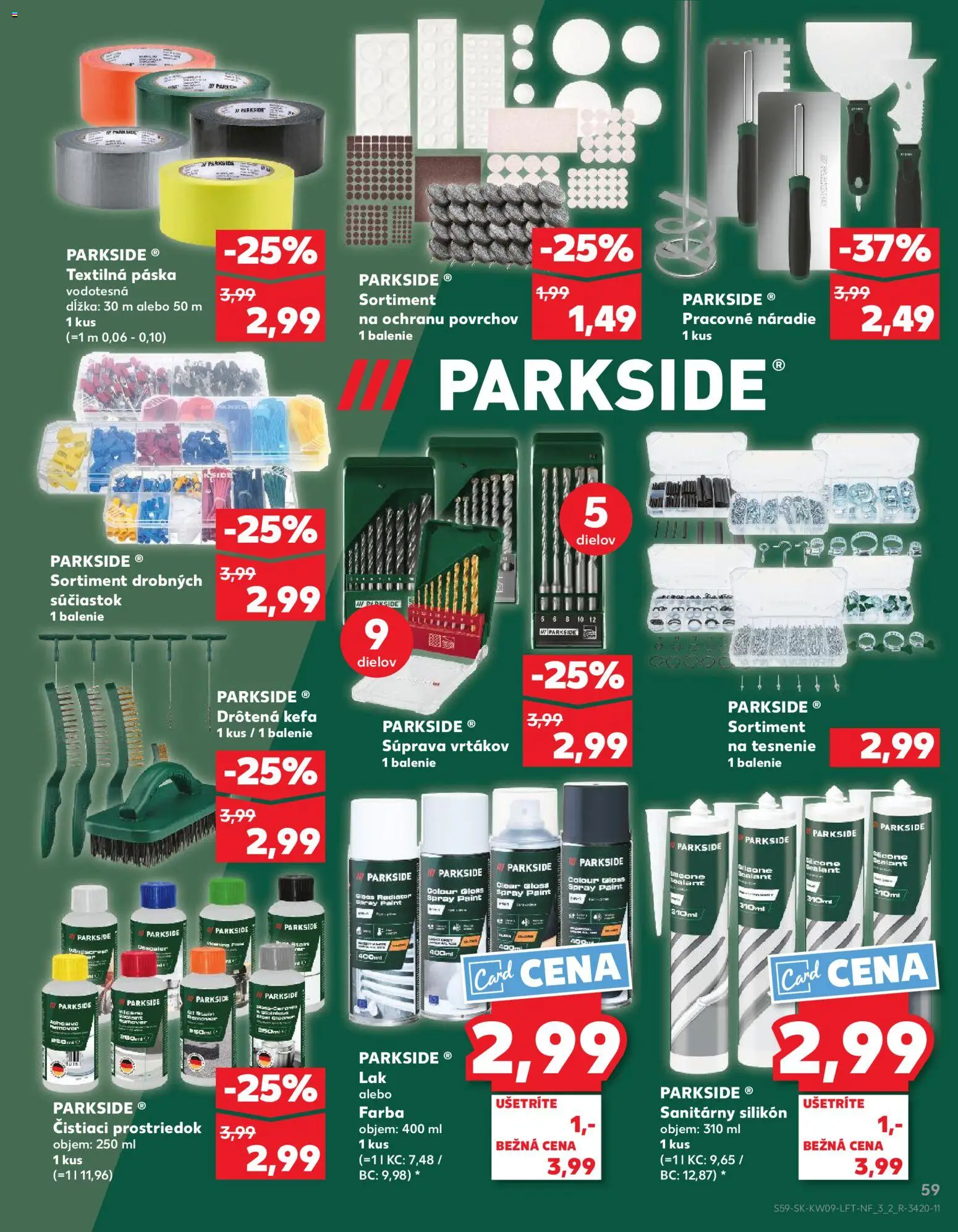 Náhľad Kaufland letáku platného od 26.02.2026 - Parkside, Radiator, Náradie, Kefa, Čistiaci prostriedok
