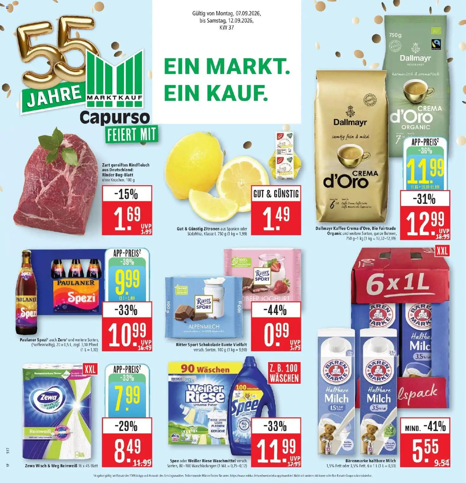 Vorschau von dem Prospekt des Geschäftes Marktkauf, gültig ab dem 07.09.2026