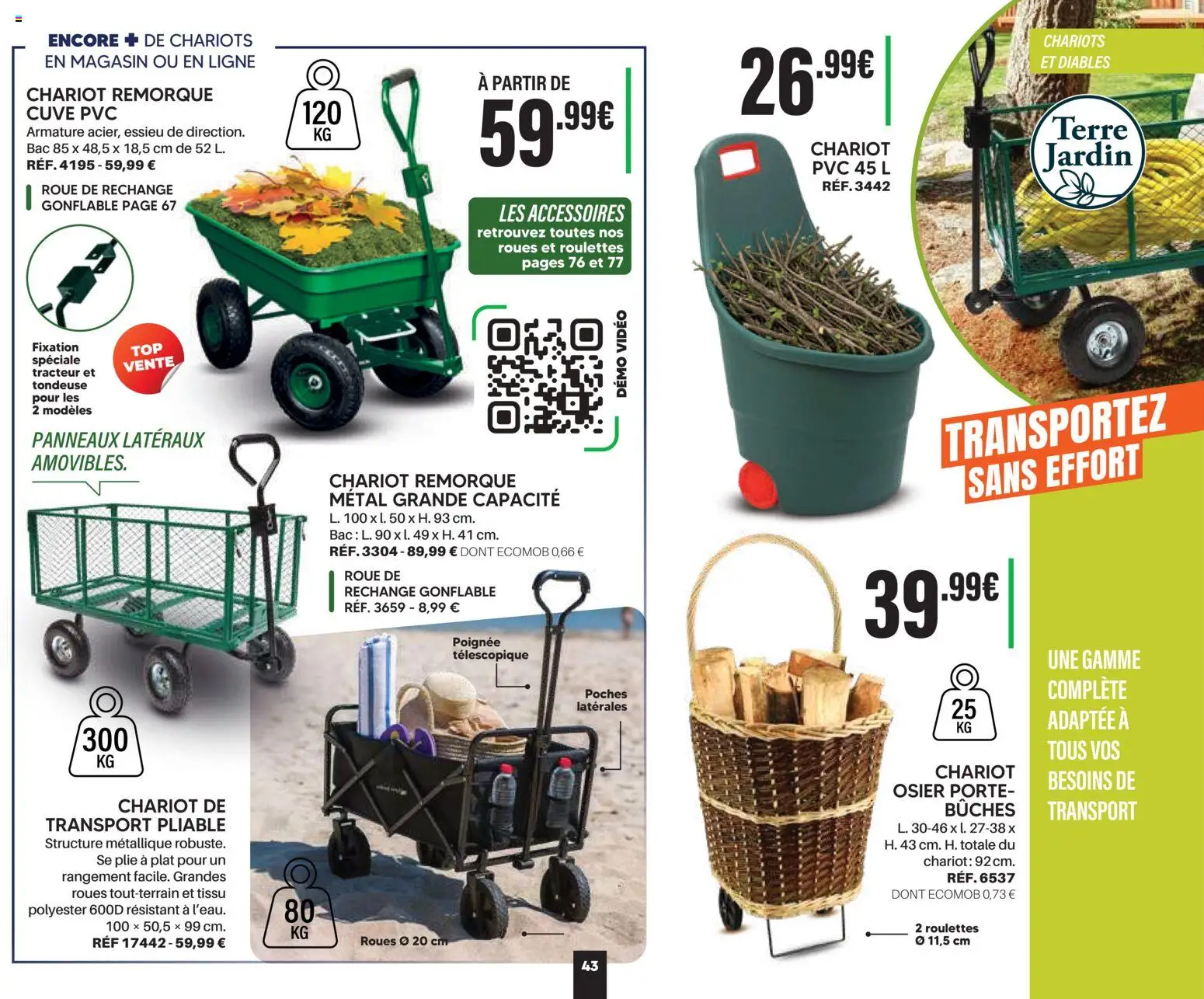 Prévisualisation de Shopix Catalogue Autome-Hiver 2026/2027 du magasin Shopix formulaire valide 01/09/2026 - Vidéo, Remorque, Tondeuse, Porte, Tracteur, Chariot, Chariot de transport
