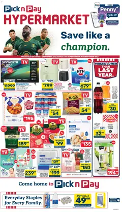 Preview of Pick n Pay flyer valid from 25/08/2026