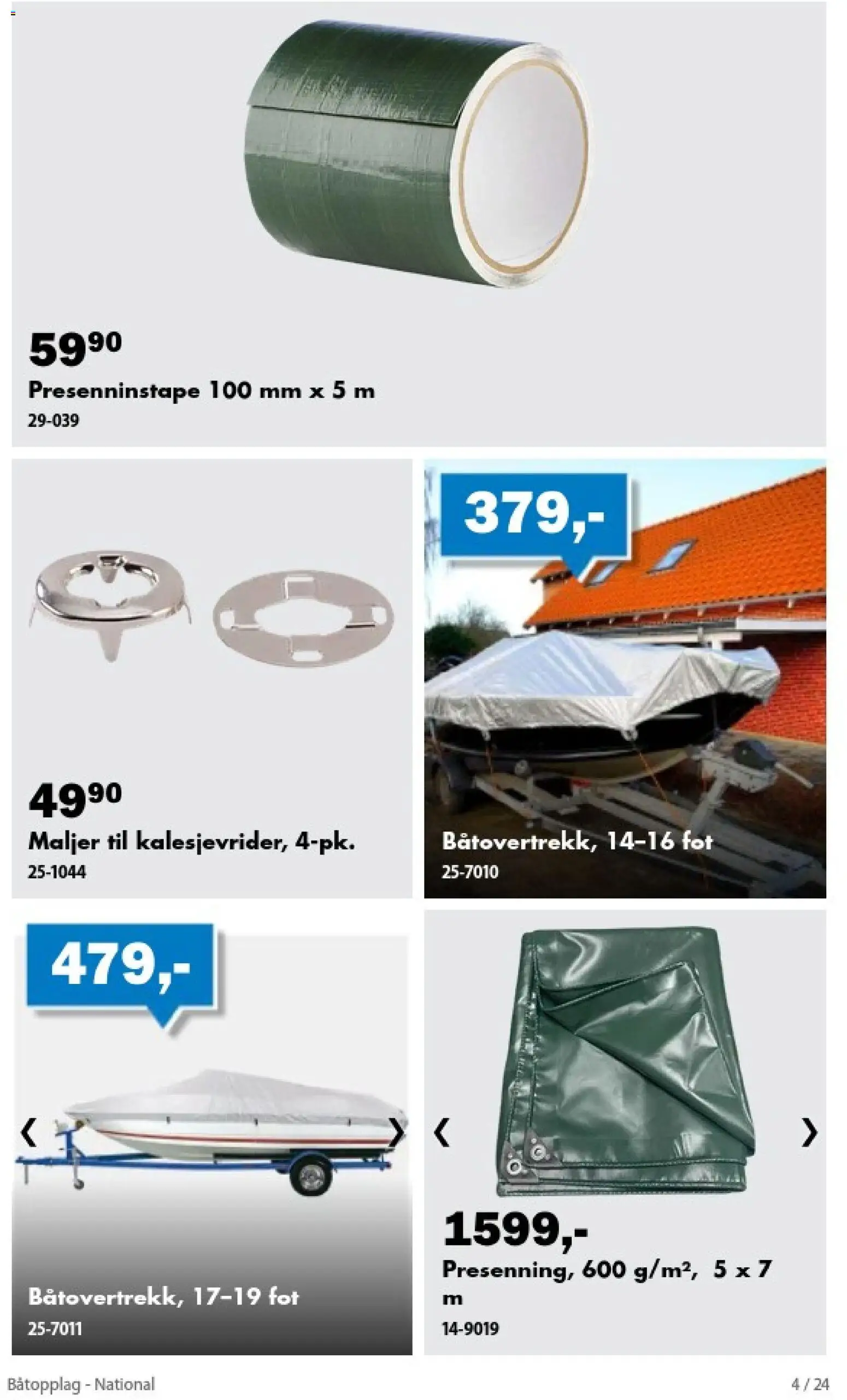 Forhåndsvis Biltema Båtopplag - National fra butikk Biltema gyldig fra 25/08/2026