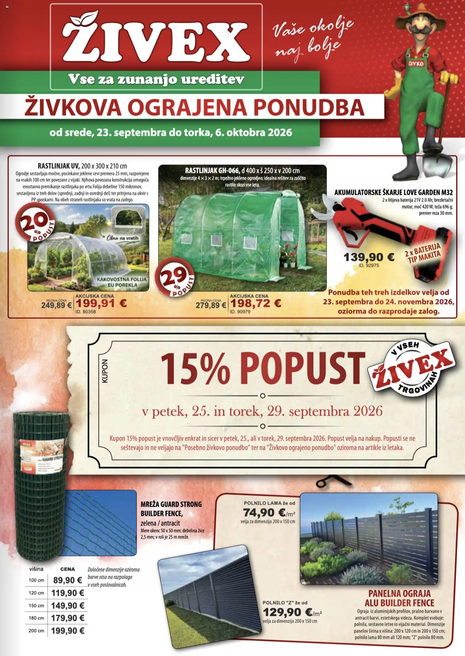Predogled kataloga iz trgovine Živex veljaven od 23.09.2026
