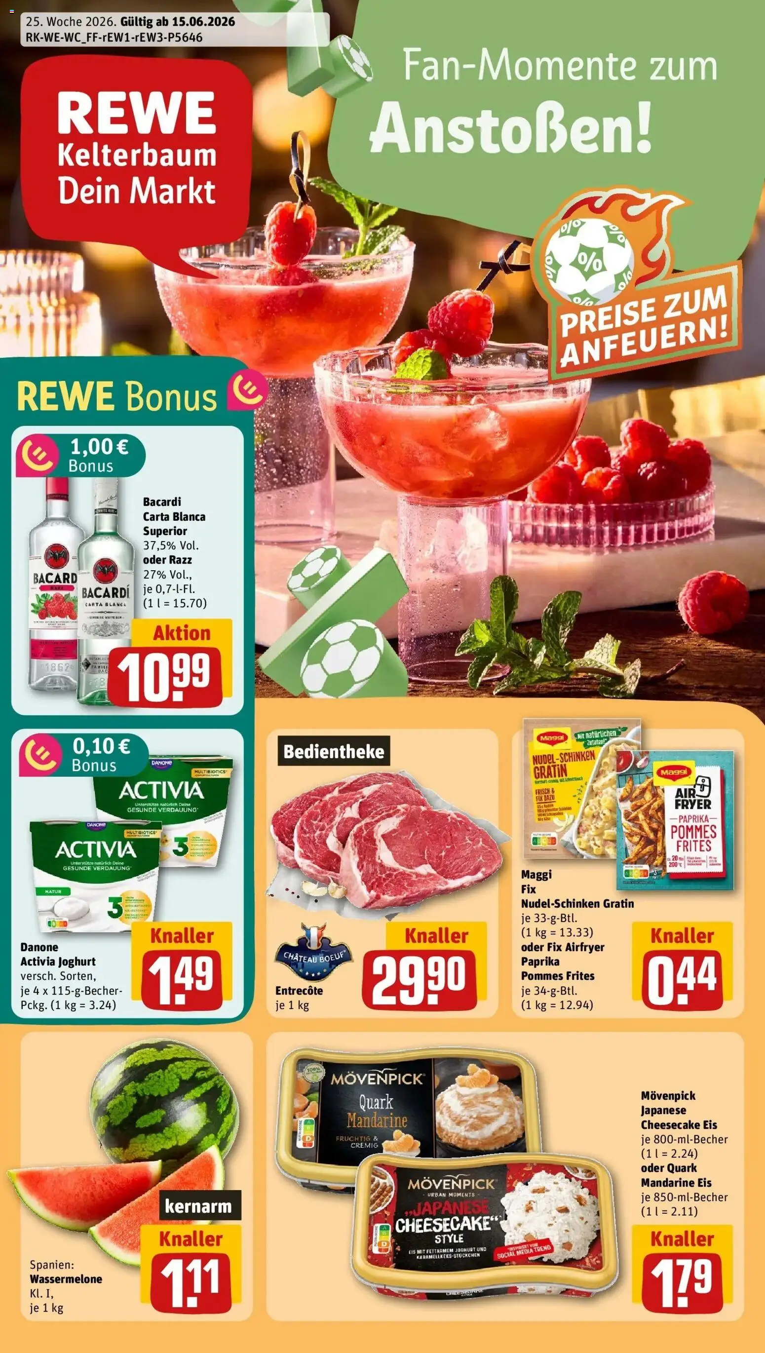 Vorschau von dem Prospekt des Geschäftes Rewe, gültig ab dem 14.06.2026