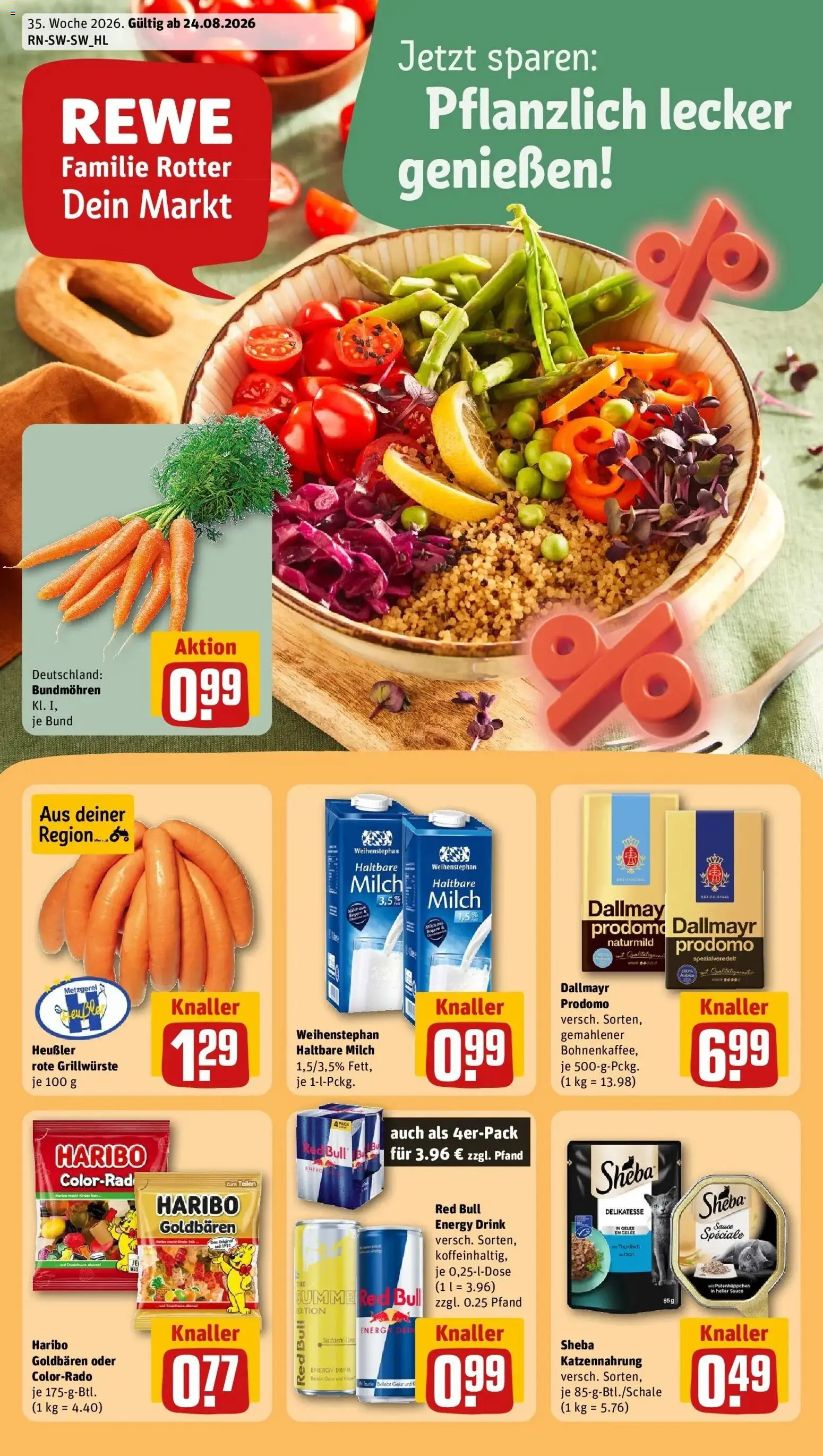 Vorschau von dem Prospekt des Geschäftes Rewe, gültig ab dem 24.08.2026