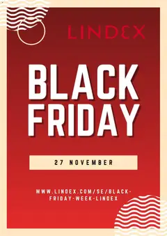 Förhandsgranska reklamblad Lindex - Black Friday förhandsinformation från butik Lindex gäller från 21/10/2026
