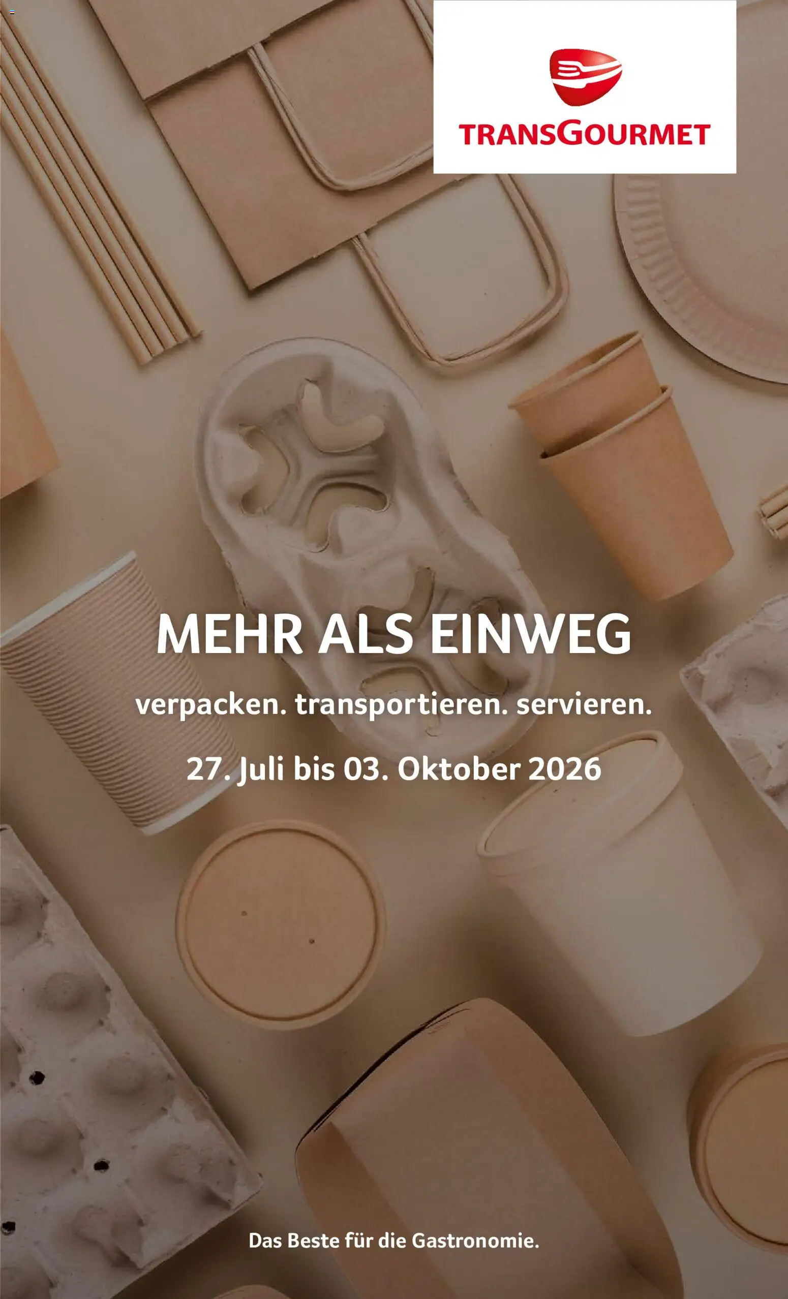 Vorschau der Angebote: Transgourmet Transgourmet Mehr als Einweg gültig ab 26.07.2026