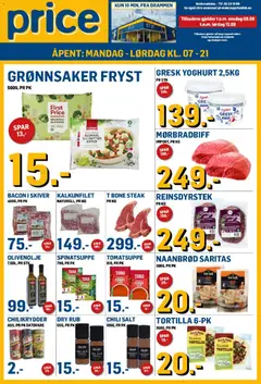Forhåndsvis Price Lagerbutikk kundeavis fra butikk Price Lagerbutikk gyldig fra 09/09/2026