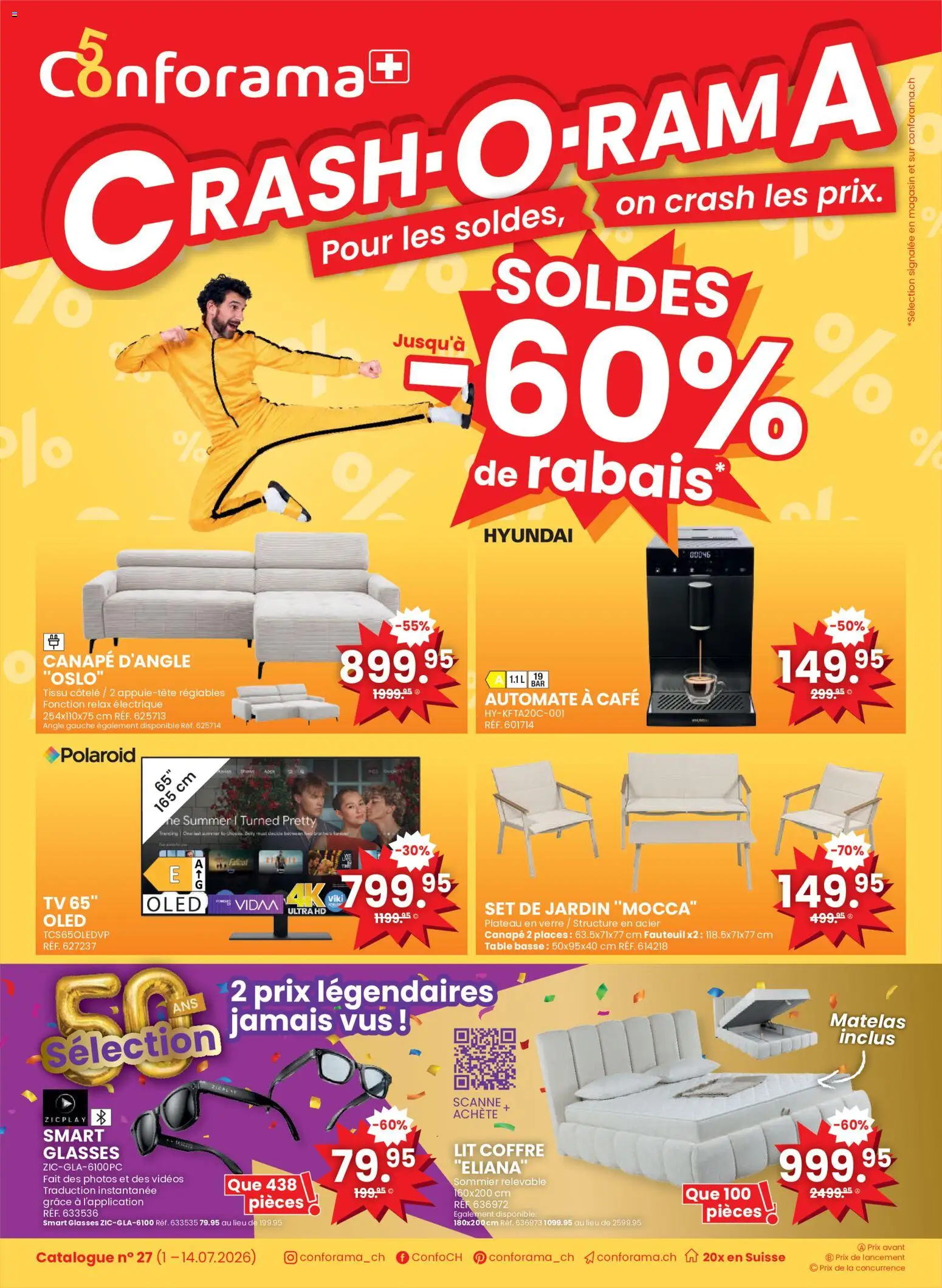 Vorschau des Merkblatts Conforama aktionen Soldes vom Shop Conforama gültig von 01.07.2026 bis 14.07.2026 - TV