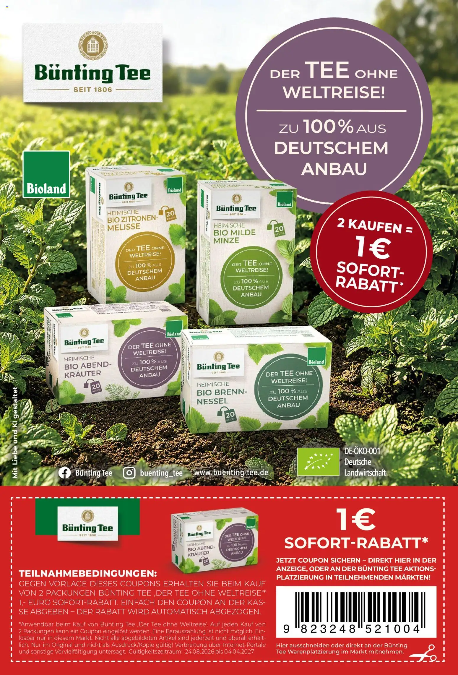 Vorschau von dem Prospekt des Geschäftes Famila Nordwest, gültig ab dem 01.11.2026 - Tee, Zitronen