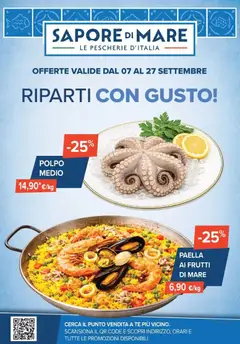 Anteprima dell'opuscolo Sapore di mare volantino Reggio Emilia dal negozio Sapore di mare valido da 07/09/2026
