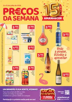 Pré-visualização do folheto da loja Amanhecer válida a partir de 09/07/2026