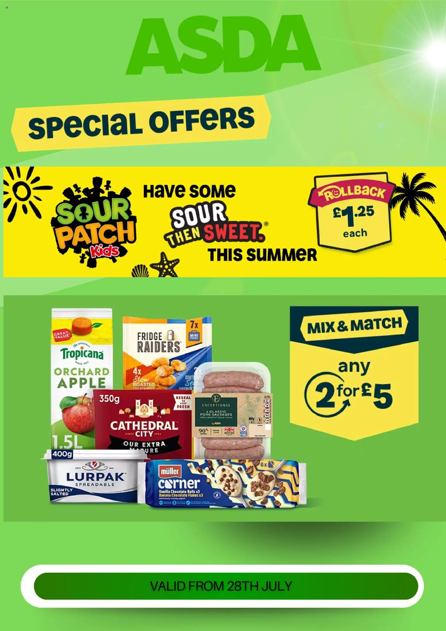 Preview of Asda Weekly offers Asda valid from 28/07/2026
