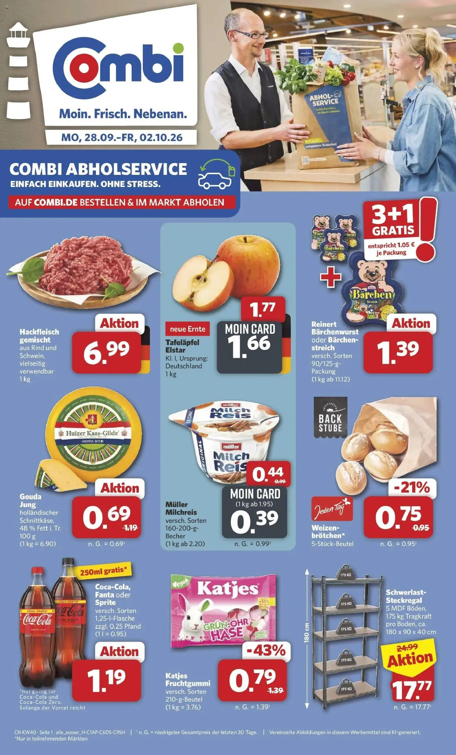 Vorschau von dem Prospekt des Geschäftes Combi, gültig ab dem 28.09.2026