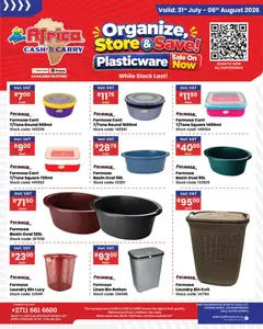 Preview of Africa Cash & Carry flyer valid from 31/07/2026