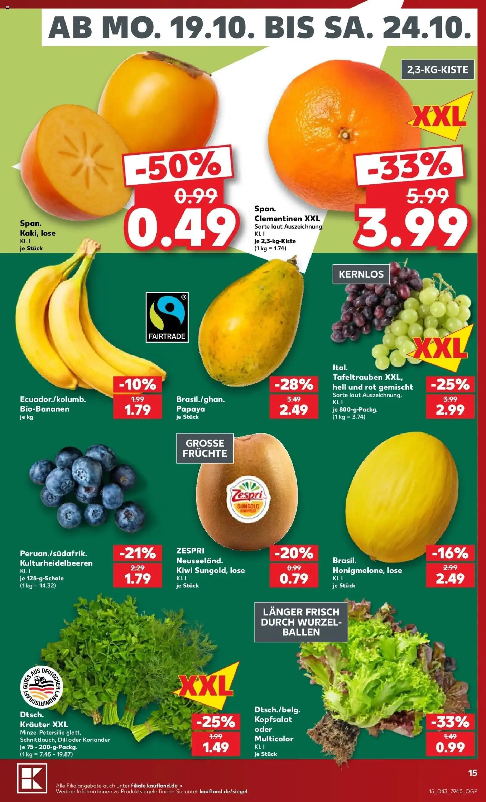 Vorschau von dem Prospekt des Geschäftes Kaufland, gültig ab dem 19.10.2026