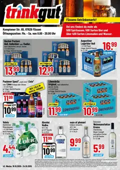 Vorschau von dem Prospekt des Geschäftes Trinkgut, gültig ab dem 19.10.2026