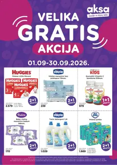 Pregled Aksa kataloga - važi od 01.09.2026