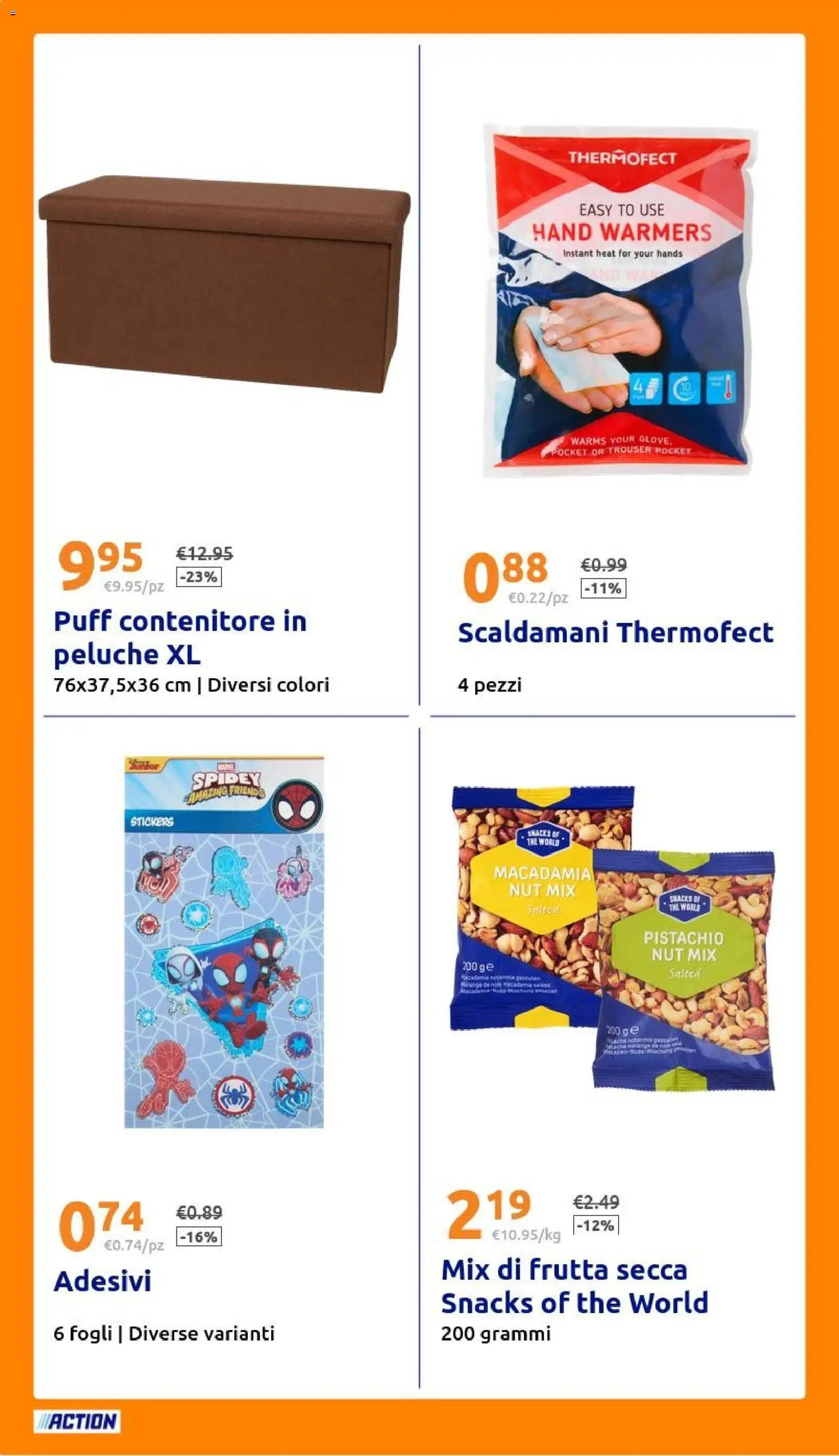 Anteprima dell'opuscolo Action volantino dal negozio Action valido da 28/10/2026 - The, Frutta, Peluche, Frutta secca, Contenitore