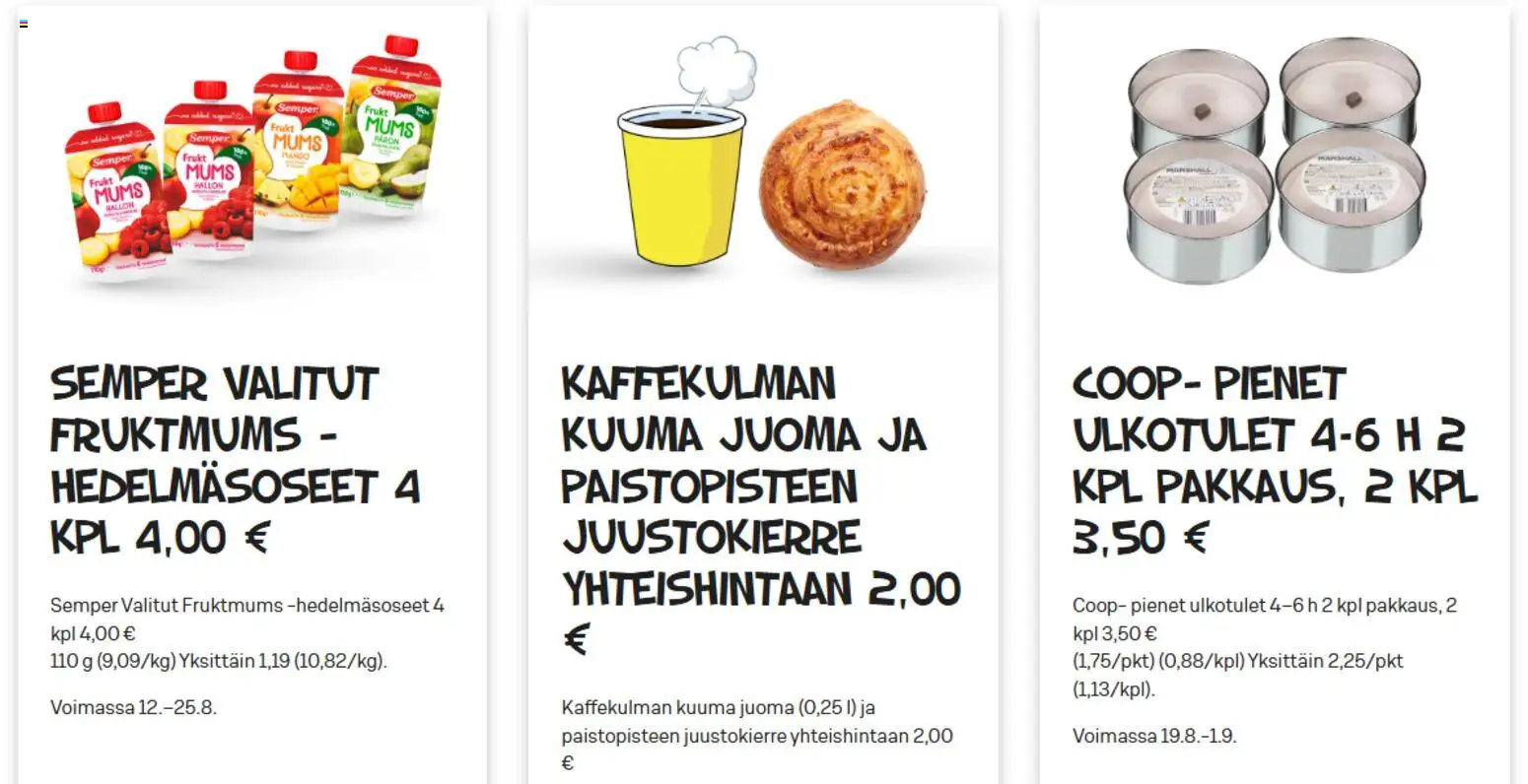 Kaupan Alepa Alepa tarjoukset esikatselu, voimassa 19/08/2026