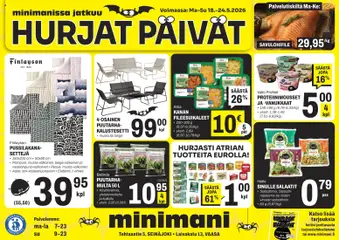 Kaupan Minimani Minimani tarjoukset - Seinäjoki esikatselu, voimassa 18/05/2026