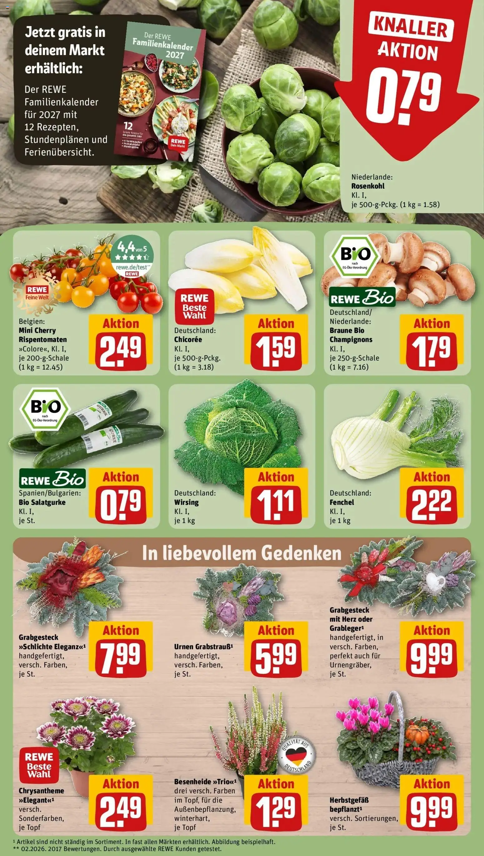Vorschau von dem Prospekt des Geschäftes Rewe, gültig ab dem 19.10.2026