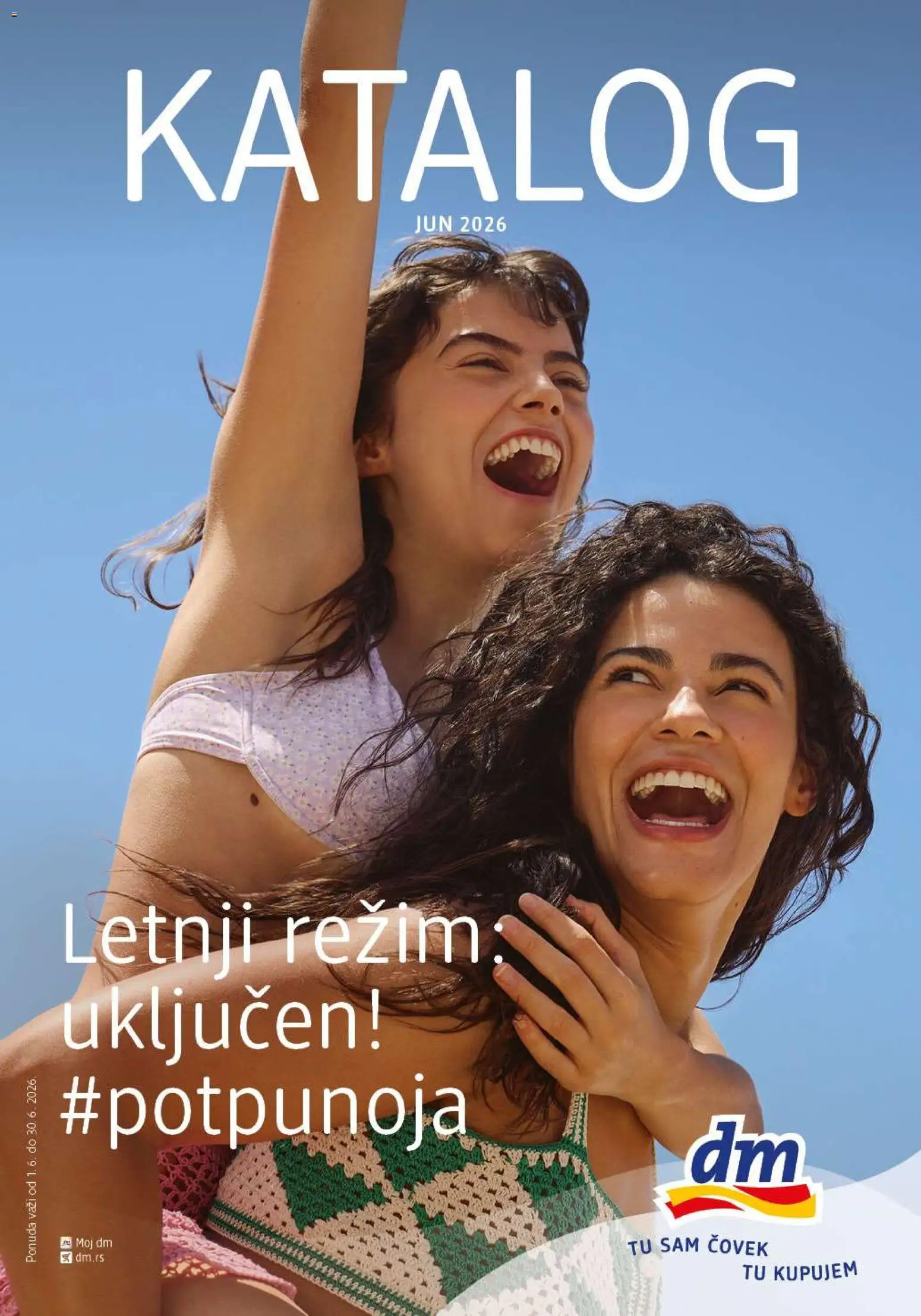 Pregled DM Drogerie kataloga - važi od 01.06.2026