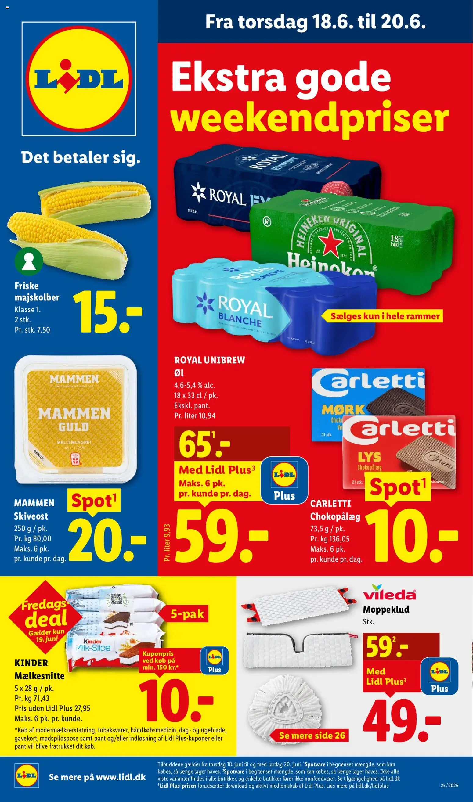 Eksempel på tilbudsavis Lidl - Weekendavis fra butik Lidl gyldig fra 18/06/2026
