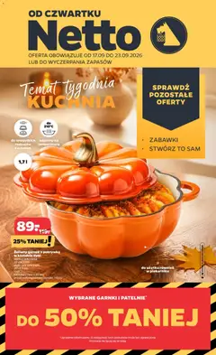Pogląd gazetki "Netto gazetka od czwartku NonFood" ze sklepu Netto ważnej od 17.09.2026