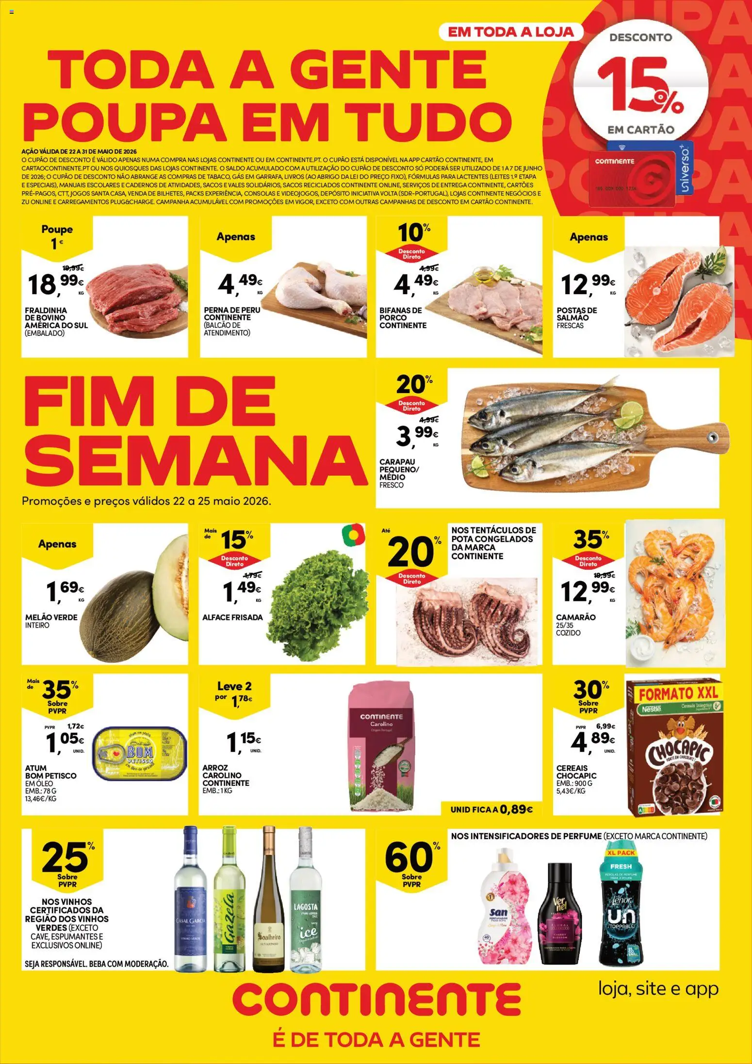 Pré-visualização do folheto da loja Continente válida a partir de 22/05/2026