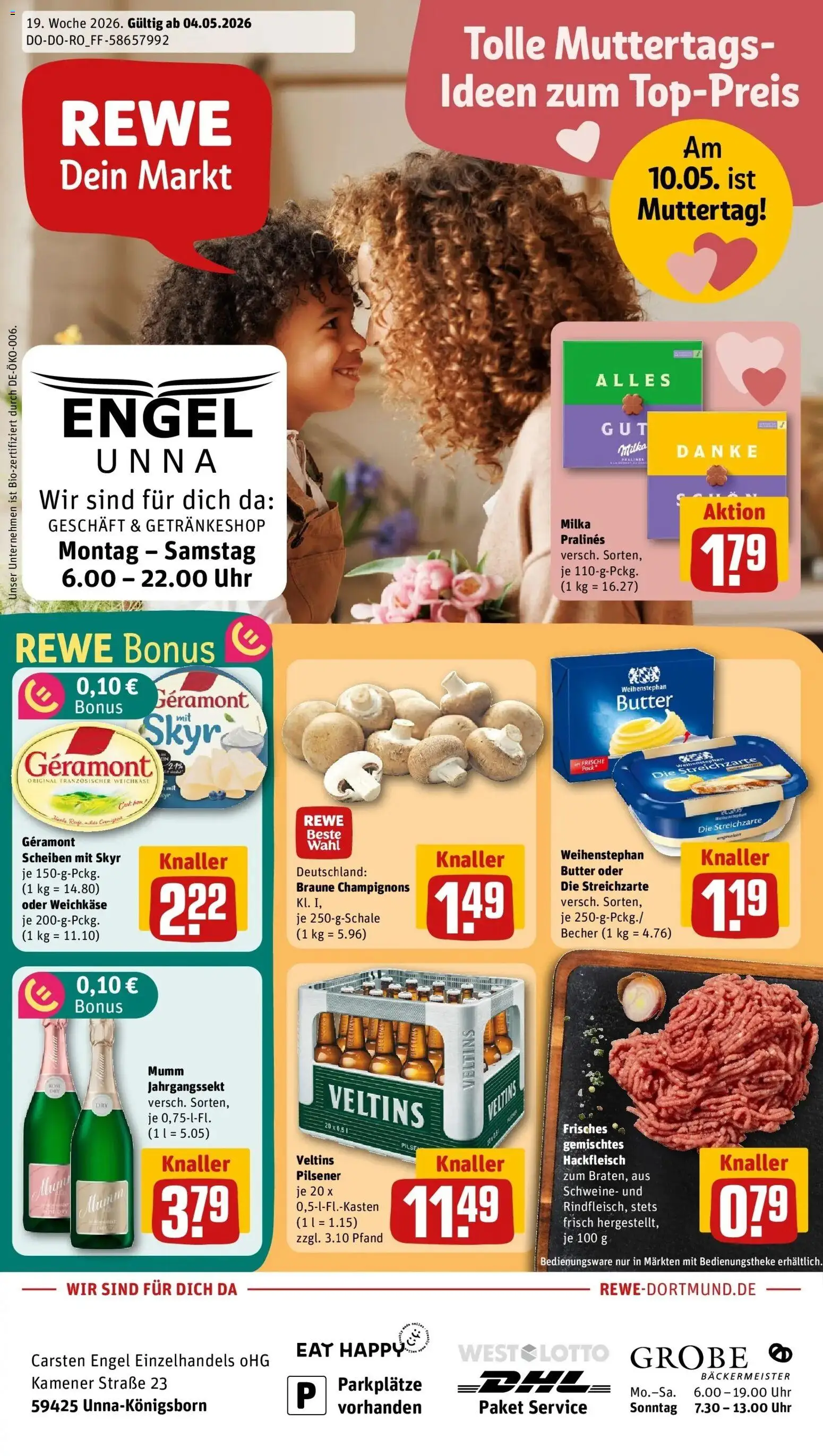 Vorschau von dem Prospekt des Geschäftes Rewe, gültig ab dem 04.05.2026