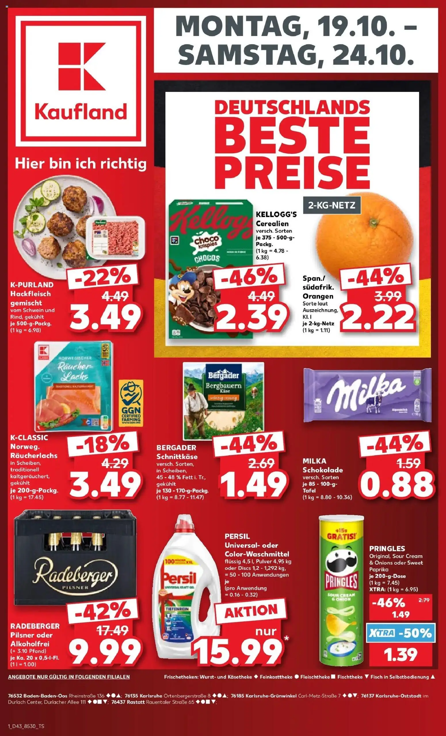 Vorschau von dem Prospekt des Geschäftes Kaufland, gültig ab dem 19.10.2026