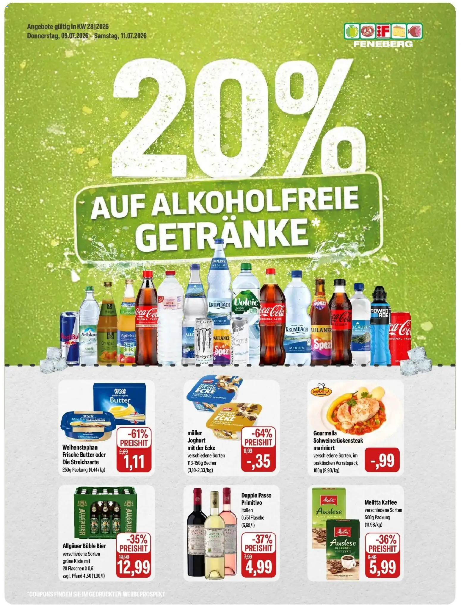 Vorschau von dem Prospekt des Geschäftes Feneberg, gültig ab dem 09.07.2026