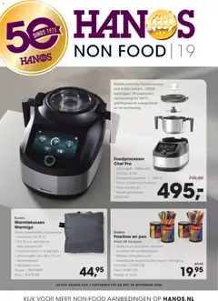 Voorbeeld van Hanos folder - Courant 19 Non-food van winkel Hanos geldig vanaf 07-09-2026