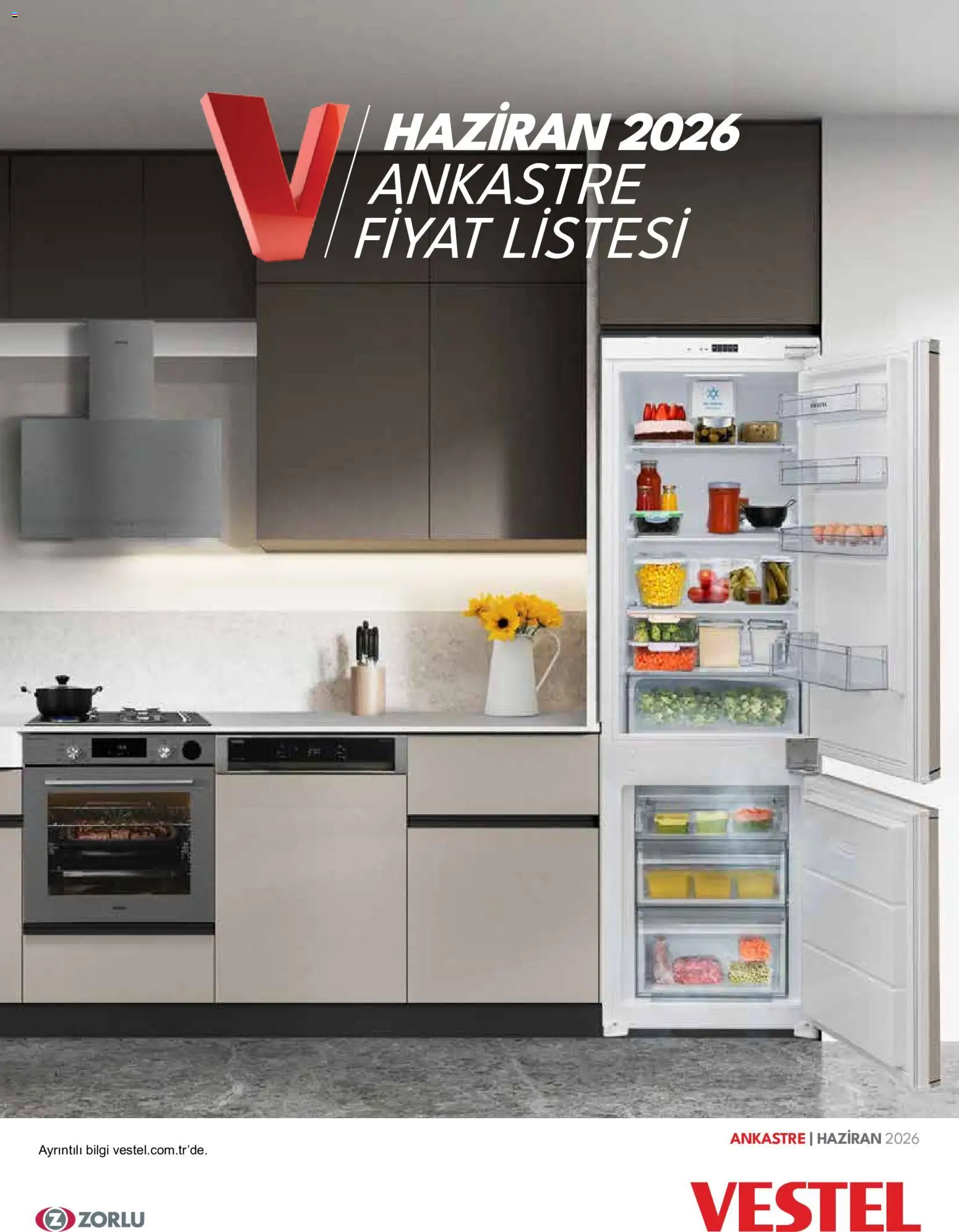 Vestel Vestel - Ankastre Ürünler 01.06.2026 - Broşürünün önizlemesi