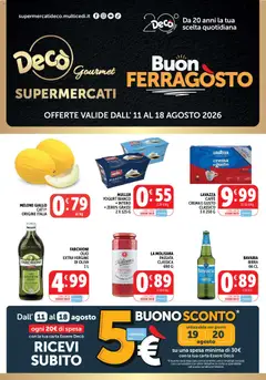 Anteprima dell'opuscolo Decò volantino Gourmet dal negozio Decò valido da 11/08/2026