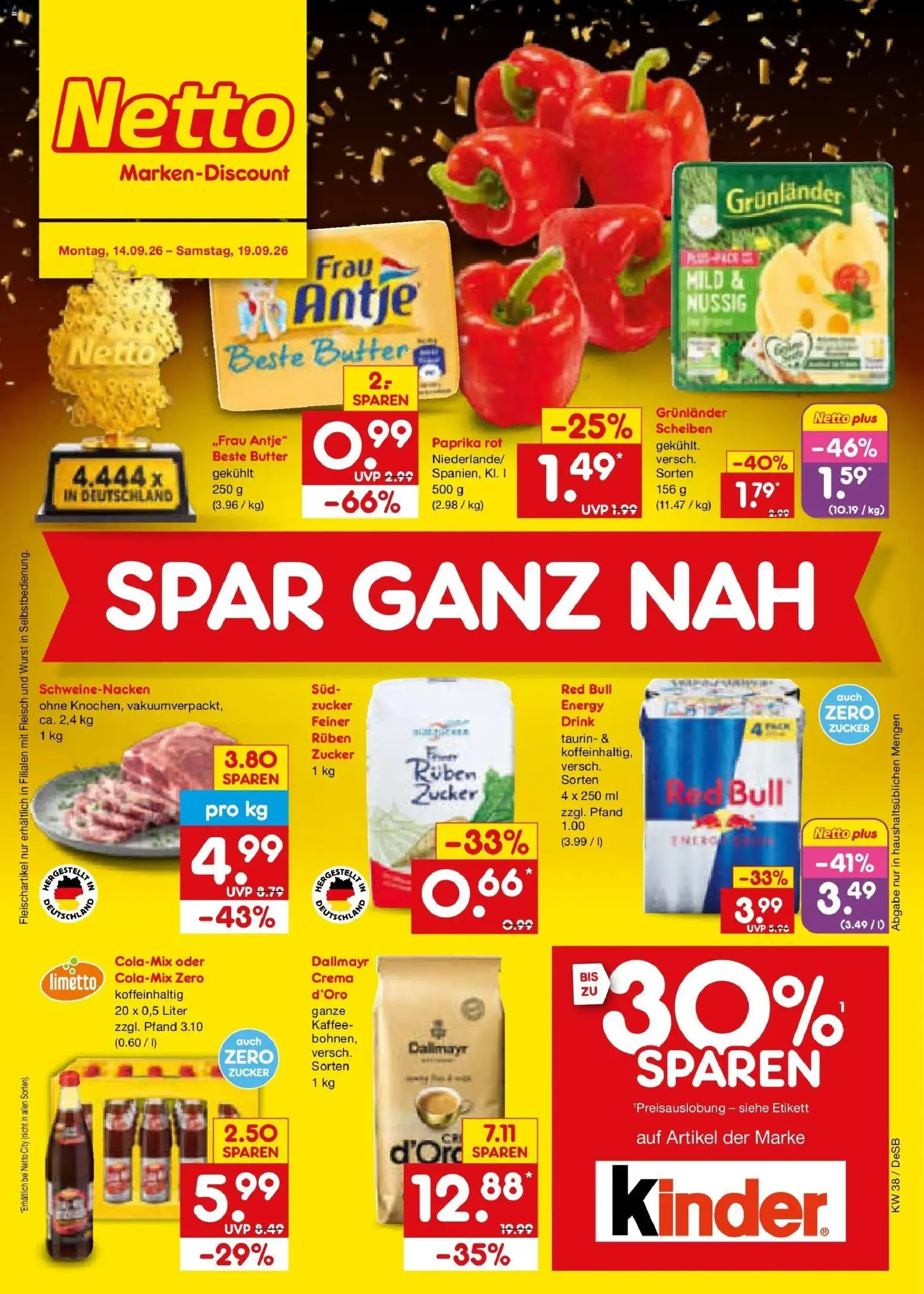 Vorschau von dem Prospekt des Geschäftes Netto Marken-Discount, gültig ab dem 14.09.2026
