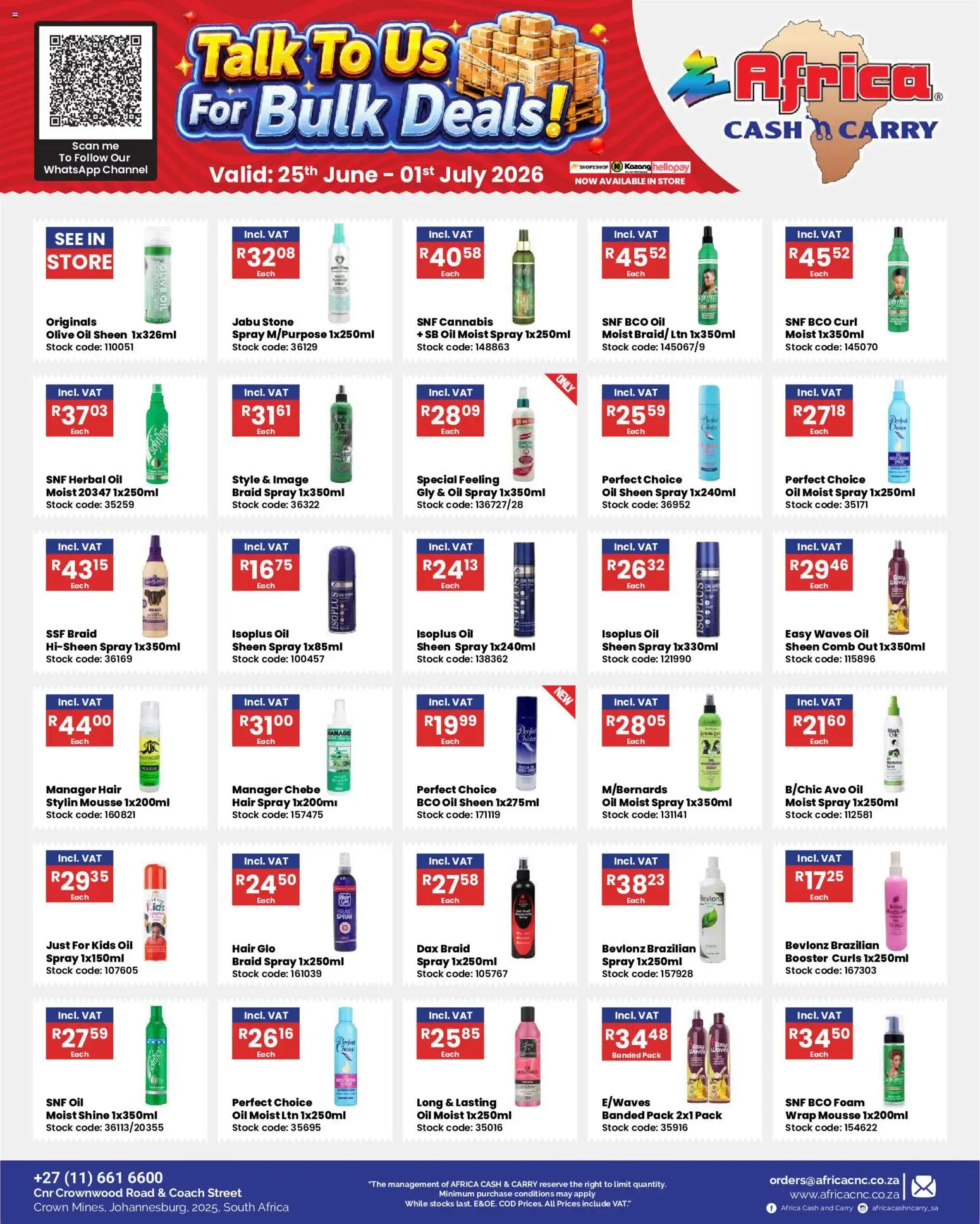 Preview of Africa Cash & Carry flyer valid from 25/06/2026