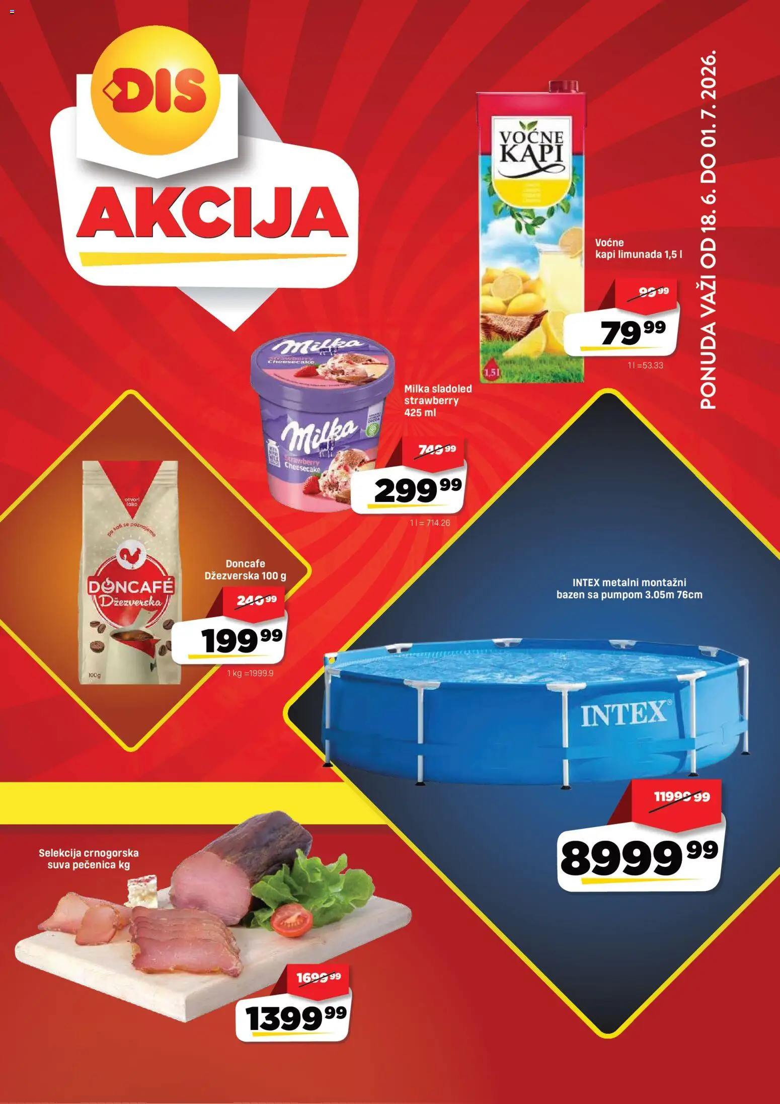 Pregled DIS kataloga - važi od 18.06.2026