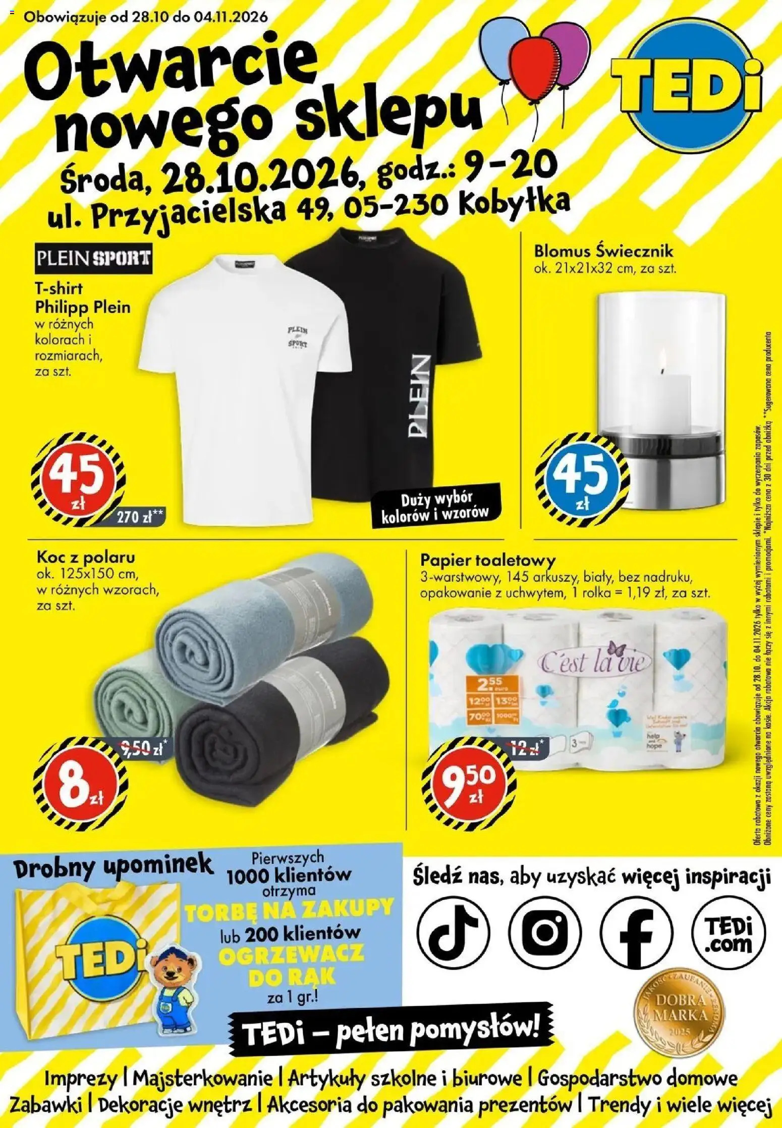 Pogląd gazetki "TEDi gazetka - Kobyłka" ze sklepu TEDi ważnej od 28.10.2026