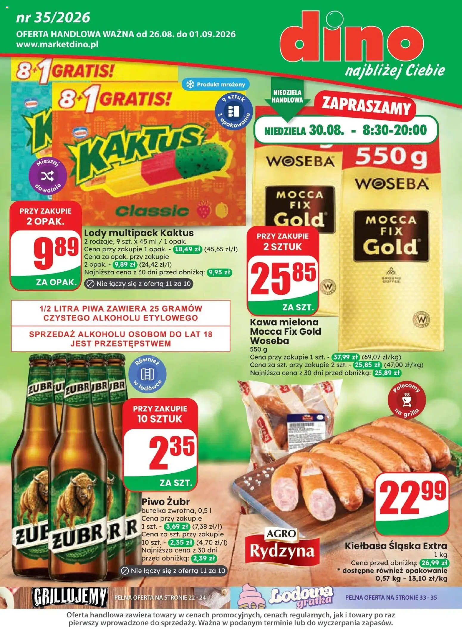 Pogląd gazetki "Dino gazetka" ze sklepu Dino ważnej od 26.08.2026