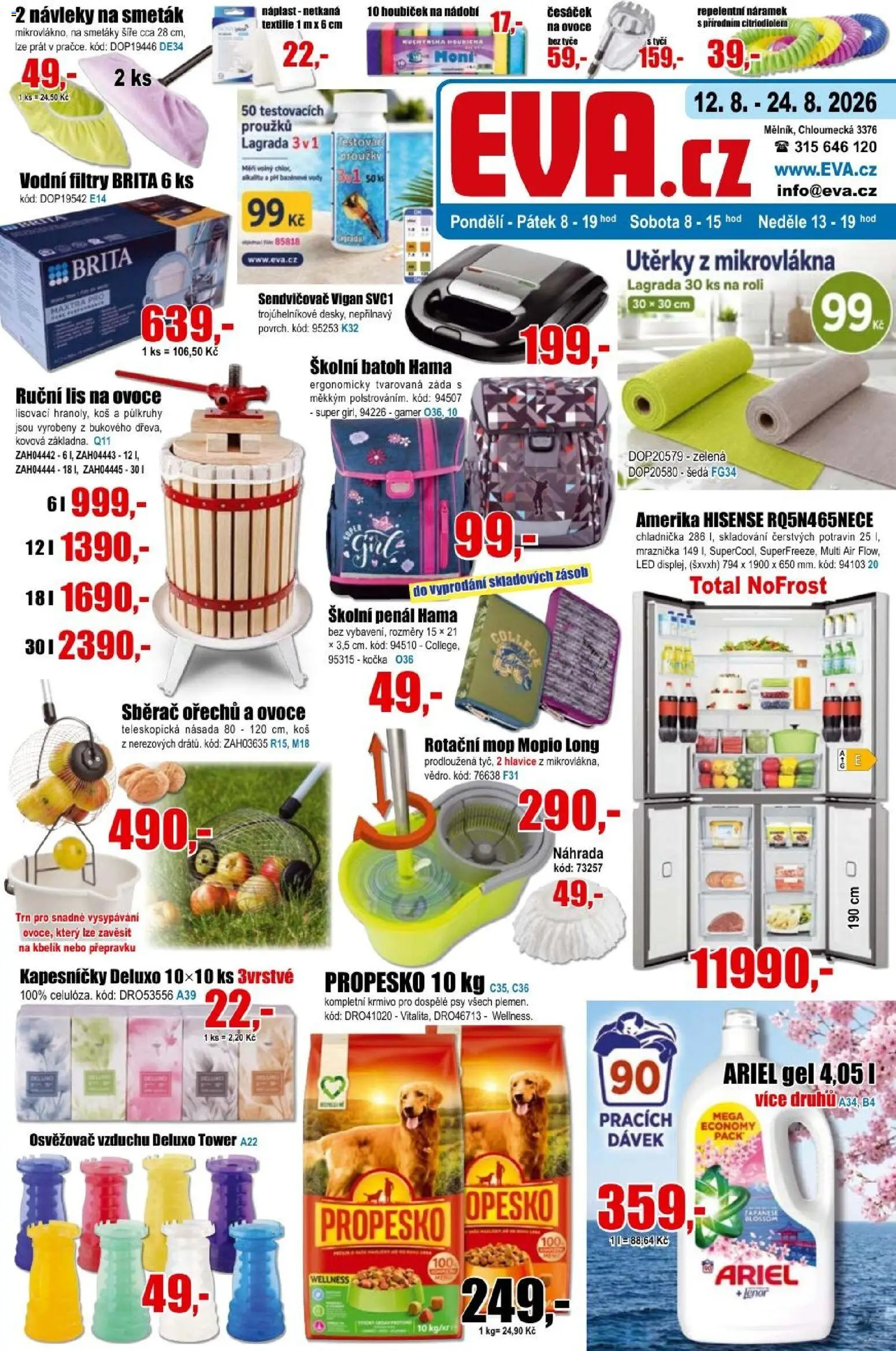 Náhled nabídky: Eva supermarket Eva supermarket leták platný od 12.08.2026