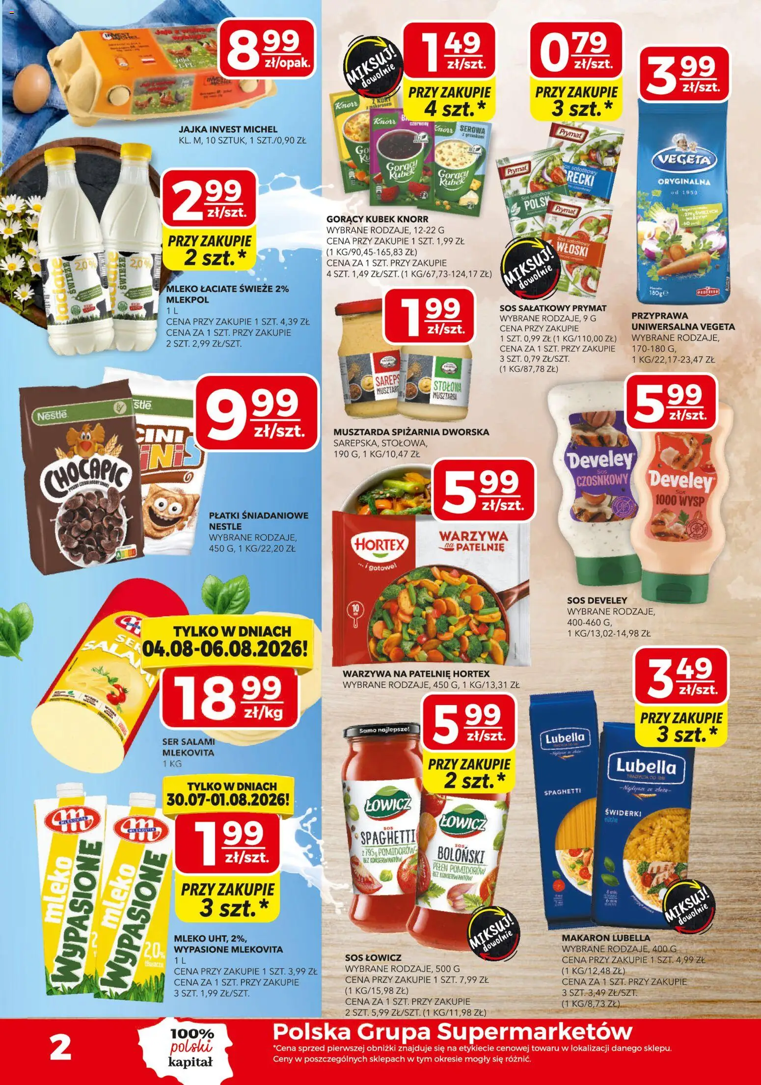 Pogląd gazetki "Top Market gazetka mini" ze sklepu Top Market ważnej od 30.07.2026