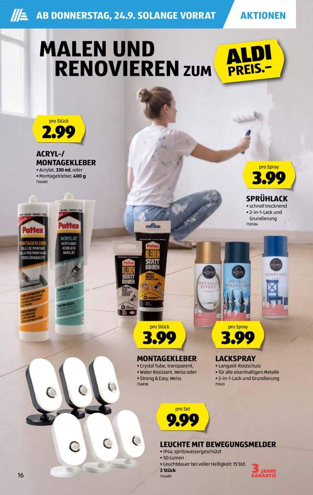 Neue Aldi Aktionen ab 24.09.