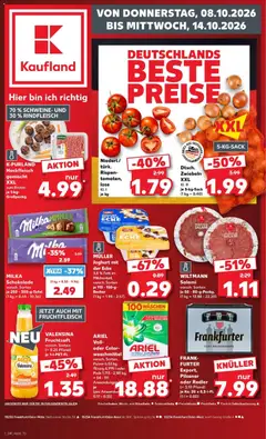 Vorschau von dem Prospekt des Geschäftes Kaufland, gültig ab dem 08.10.2026