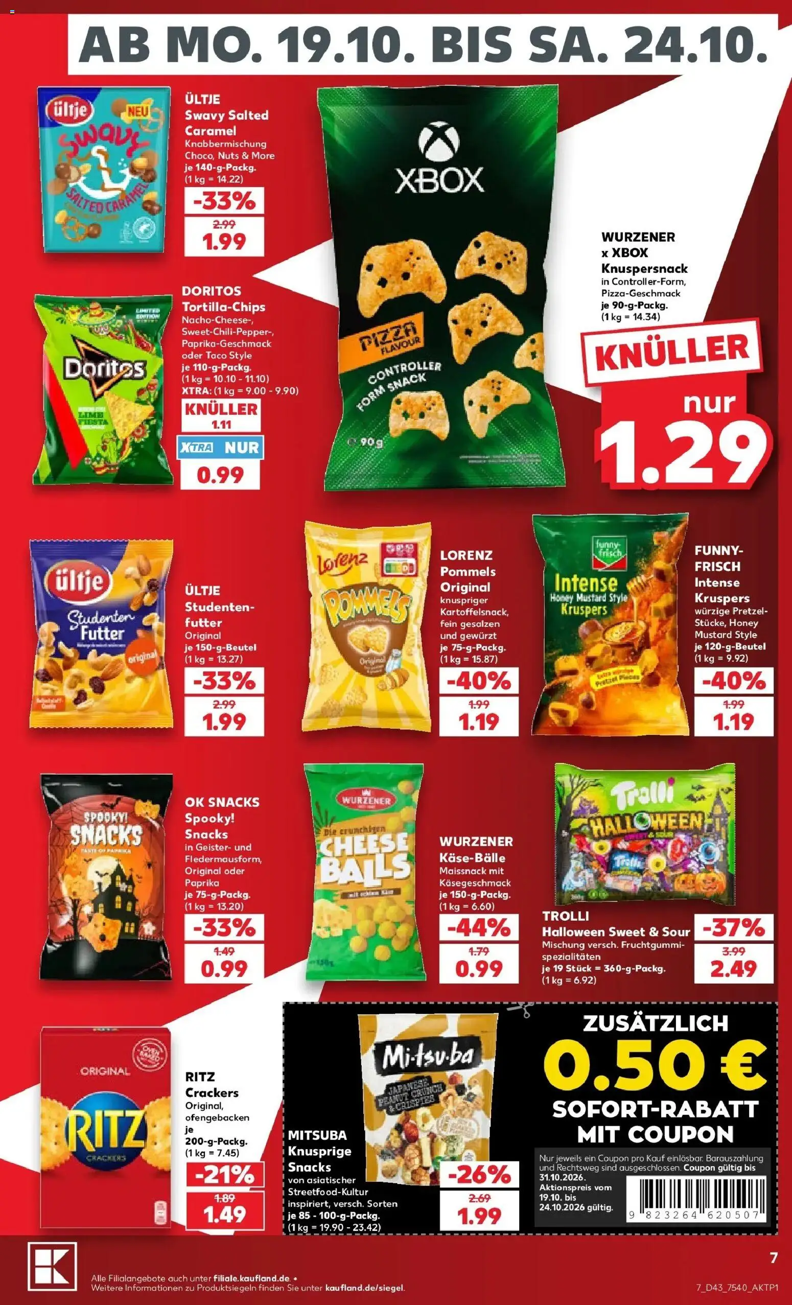 Vorschau von dem Prospekt des Geschäftes Kaufland, gültig ab dem 19.10.2026